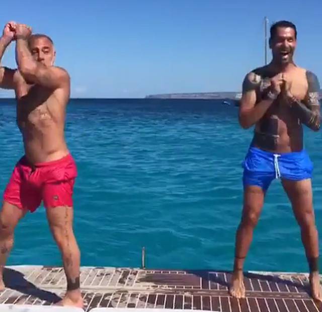 Marco Borriello compleanno a Ibiza 34 anni tra balli e la