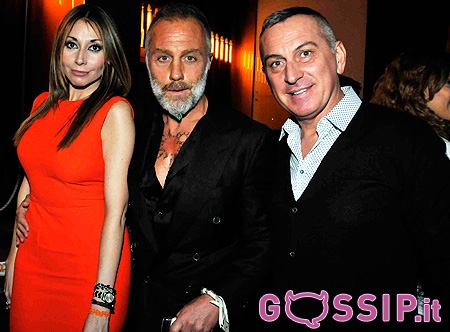 Paola Benegas con Domenico Zambelli e Gianluca Vacchi - Foto e Gossip