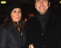 Marco Liorni, ex inviato del GF, con la moglie Giovanna Astolfi a teatro - Foto e Gossip
