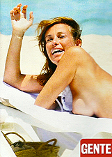 Cristina Parodi, topless a Formentera: le foto