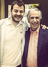 Happy day per Alessandro Cattelan e La Pina insieme a Fonzie: foto