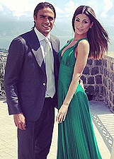 Federica Nargi con Ale Matri a Napoli alle nozze dell'amica: le foto