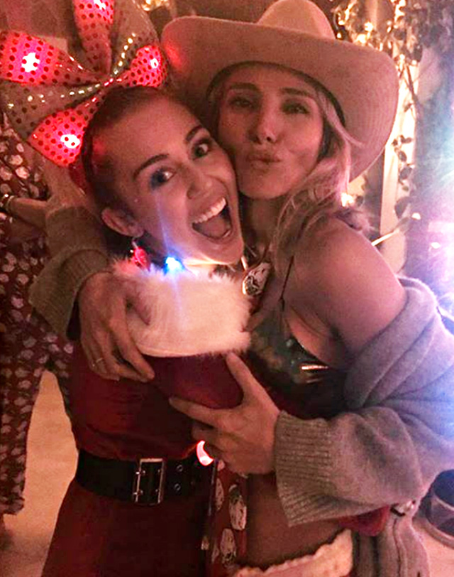 Miley Cyrus con Elsa Pataky ai tempi in cui le due cognate si divertivano insieme...
