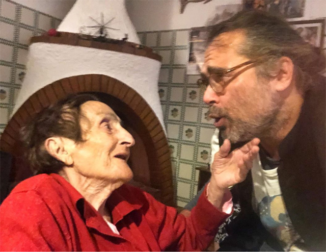 Yari Carrisi, 46 anni, con nonna Jolanda, a cui era molto legato