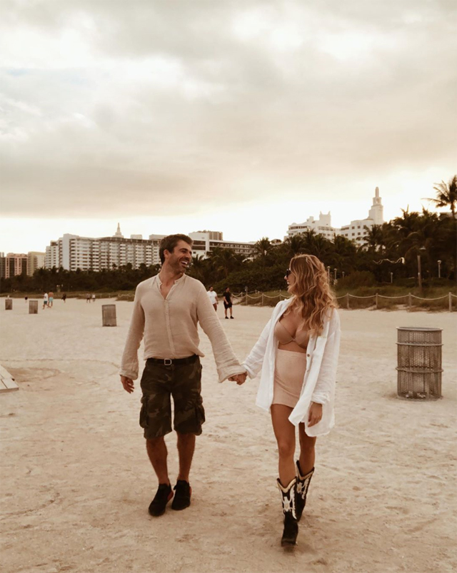 Cristina Marino e Luca Argentero, 41 anni, in vacanza a Miami