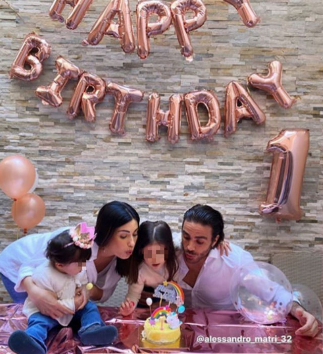 Federica Nargi festeggia il primo compleanno di Beatrice in famiglia in quarantena 