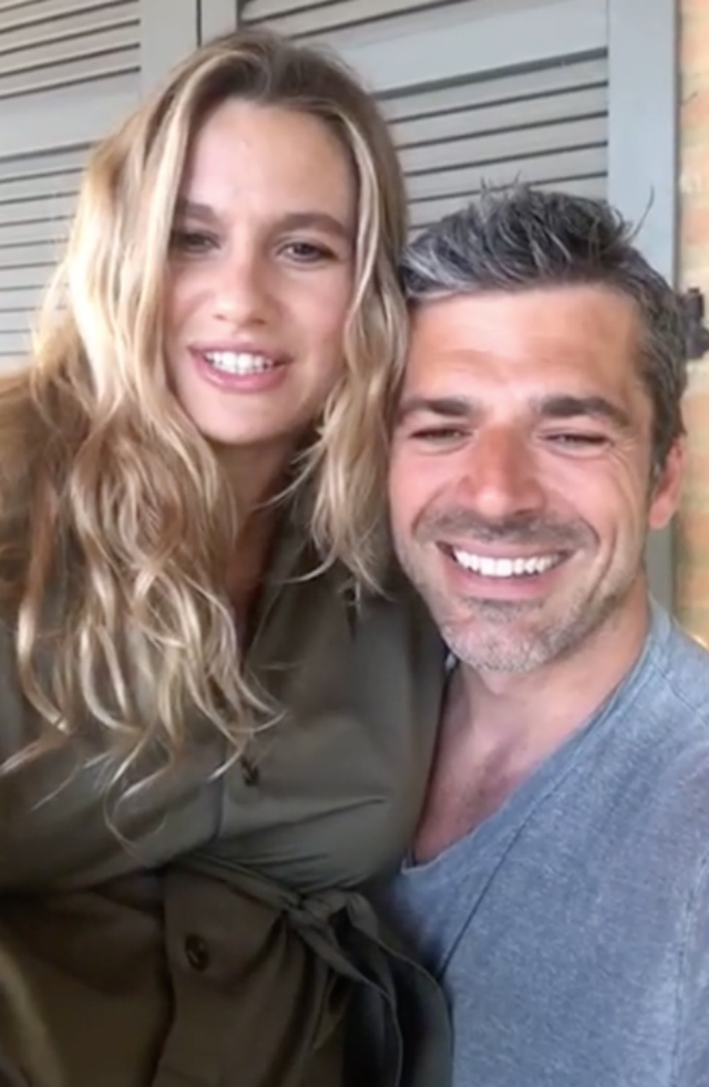 Luca Argentero, 42 anni, e Cristina Marino, 29, nella diretta Instagram in cui hanno parlato di amore e gelosia