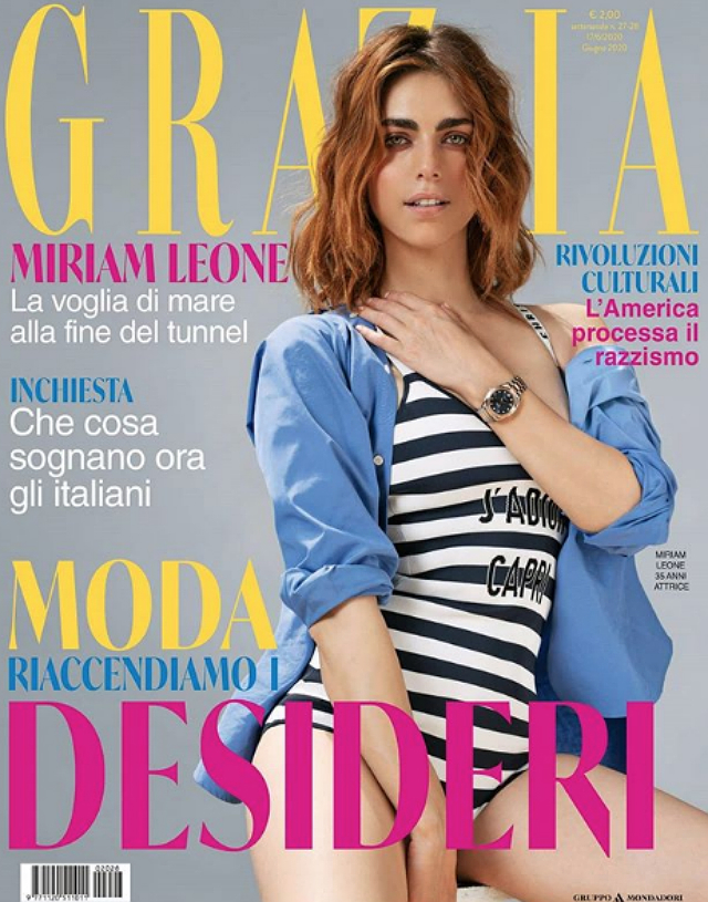 L'ex Miss Italia sulla copertina di 'Grazia'