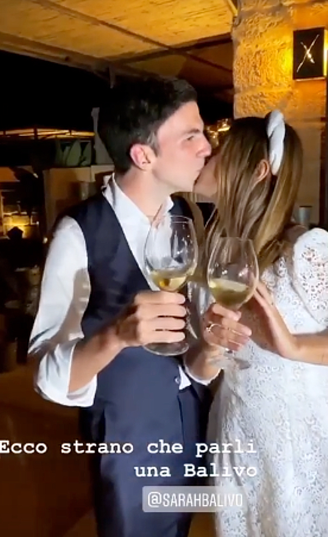 Sarah e Piero celebrano le loro nozze