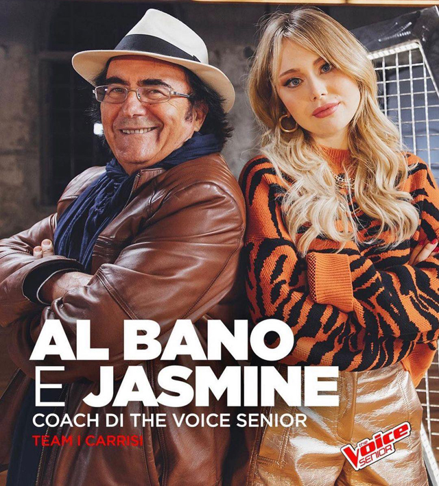 Jasmine Carrisi e papà Al Bano: prime immagini da coach a The Voice Senior