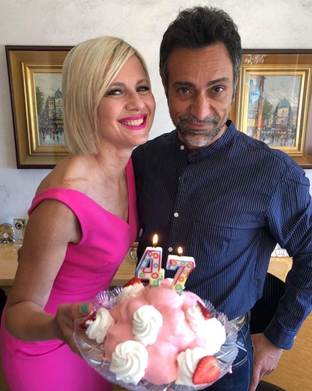 Antonella Elia, compleanno e festa in Calabria per i 47 anni del fidanzato Pietro: foto