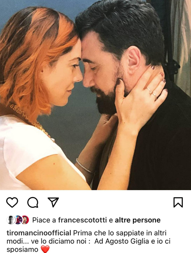 Federico Zampaglione, ex compagno di Claudia Gerini, si sposa: l'annuncio