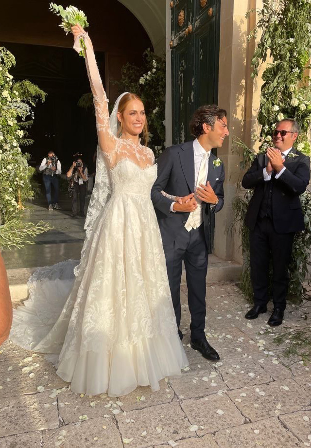 Miriam Leone, 36 anni, ha sposato il compagno Paolo Carullo in Sicilia: qui un'immagine condivisa da lei stessa su Instagram (Miriam Leone/Instagram)