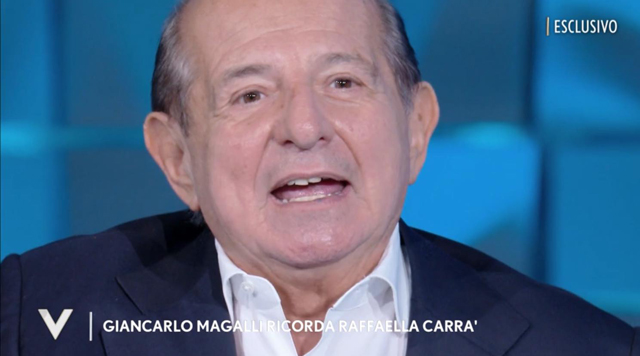 Giancarlo Magalli, 74 anni, ha rivelato chi è l'unica persona che sapeva della malattia di Raffaella Carrà