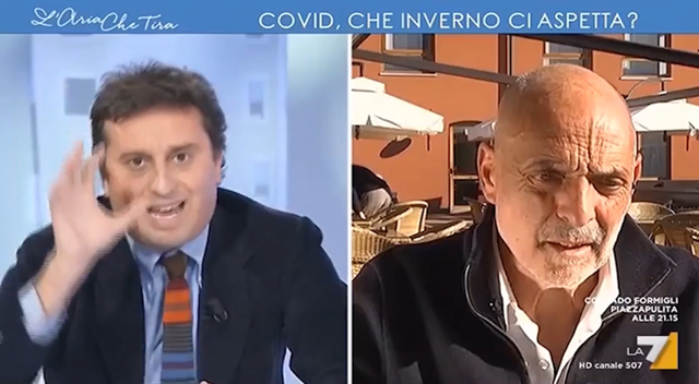 David Parenzo contro Paolo Brosio 'no-vax': 'Ti sei fatto di droga e ora rompi sul vaccino'