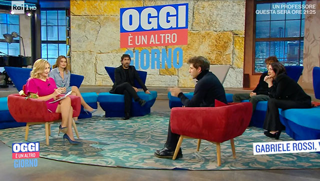 L'attore è stato ospite di Serena Bortone a 'Oggi è un altro giorno'