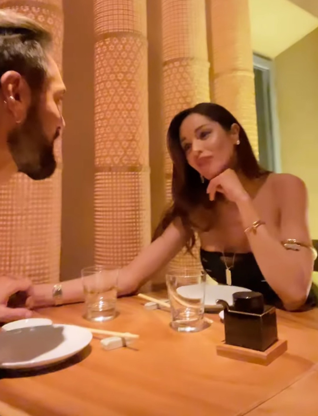 Alex Belli e Delia Duran, cena romantica a Roma dopo il GF Vip: tra loro torna tutto come prima
