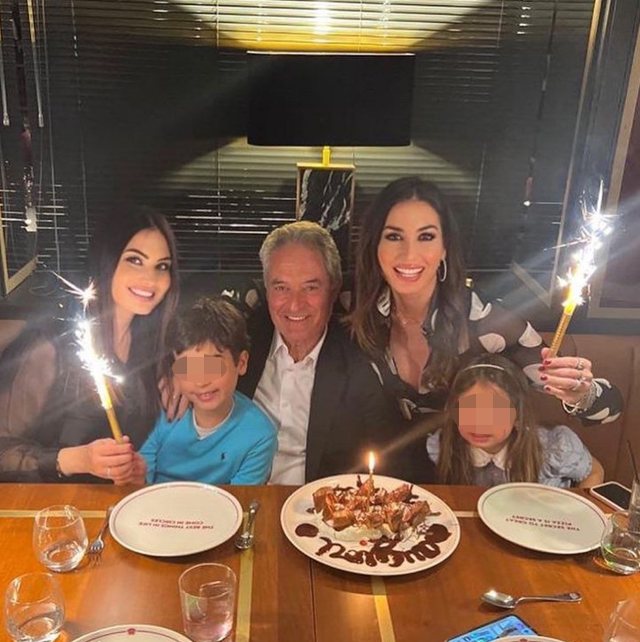 Elisabetta Gregoraci festeggia il compleanno del papà: foto