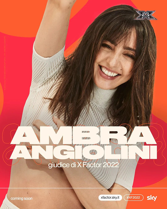 Ambra Angiolini giudice a X Factor: è ufficiale
