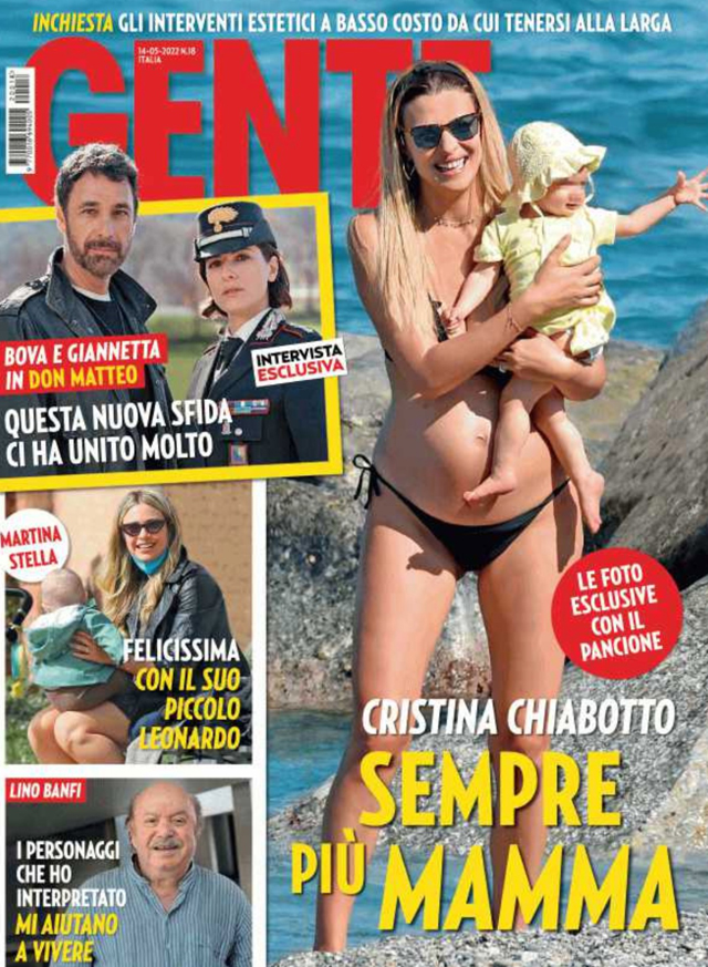 Cristina Chiabotto, incinta per la seconda volta, mostra il pancione in bikini: foto