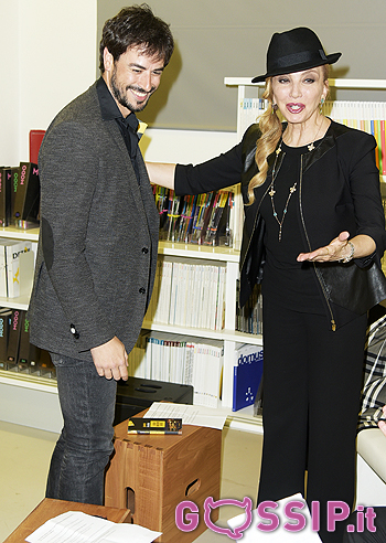 Milly Carlucci con Iago Garcia