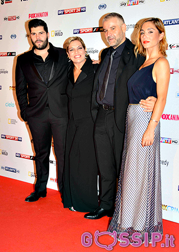Salvatore Esposito, Cristina Donadio, Fortunato Cerlino e Cristiana Dell'Anna