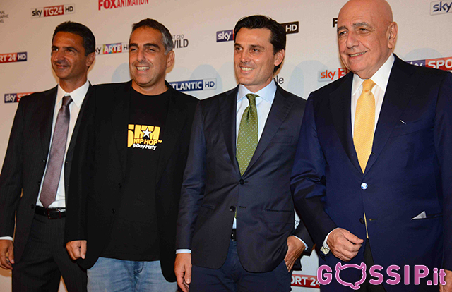 Vincenzo Montella e Adriano Galliani