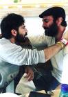 Francesco Arca va a trovare Marco Bocci