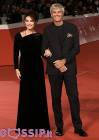 Elena Sofia Ricci e il marito Stefano Mainetti sul red carpet della Festa del Cinema di Roma