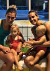 Tania Cagnotto e Francesca Dallapè in piscina con le figlie da mamme: sono tornate ad allenarsi