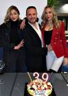 Antonello Lauretti festeggia i suoi 39 anni con Antonella Mosetti e Laura Cremaschi