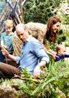 George, Charlotte e Louis al Chelsea Flower Show con Kate Middleton e il principe William