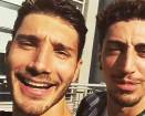 Stefano De Martino in motorino per Amici Casting