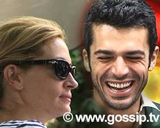 Julia Roberts a Roma sul set con Argentero