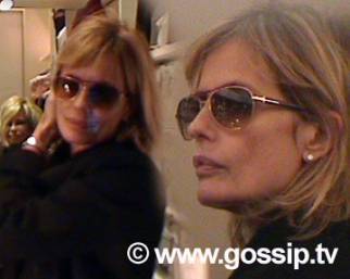 Isabella Ferrari tra farmacia e sexy collant