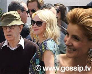 Woody Allen a Cannes con Naomi Watts