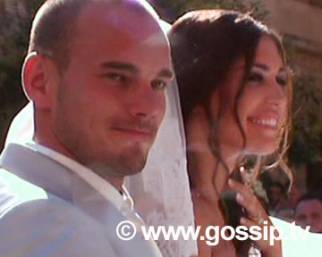 Sneijder e Yolanthe, il loro 'si'