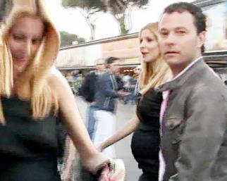 Adriana Volpe, mondana anche col pancione