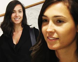 Caterina Balivo, splendida incinta e senza trucco