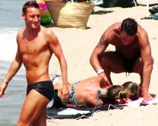 La Totti Family al mare