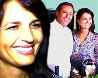 Tosca D’Aquino, ai fornelli con lo chef