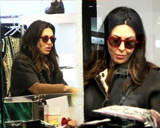 Sabrina Ferilli, shopping in centro