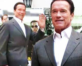 Arnold Schwarzenegger a Roma per 'The Last Stand'