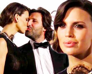 Claudia Galanti splendida con Arnaud Mimran