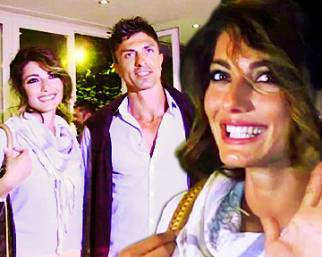 Samanta Togni, che festa con Daniele