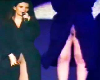 Laura Pausini, fuori programma hot