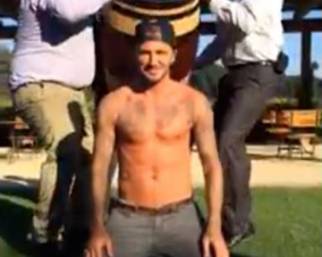 David Beckham: Ice Bucket Challenge
