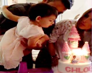 Guendalina Tavassi e Umberto D'Aponte festeggiano Chloe