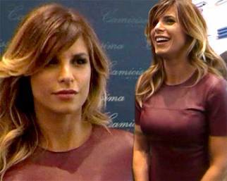 Tutti pazzi per Elisabetta Canalis a Milano