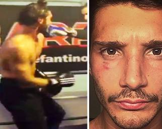 Stefano De Martino, un occhio livido per la boxe